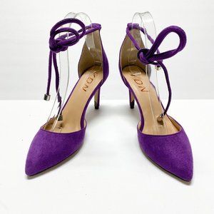 YDN Pointed Toe High Stiletto Heel Lace-up Pumps